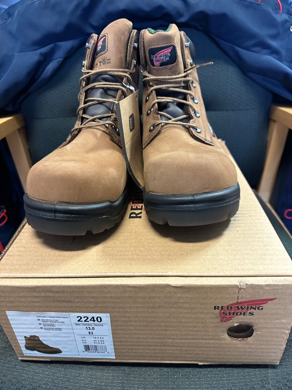 Redwings 2240 new with tags & box, 
men’s size 13 composite toe new